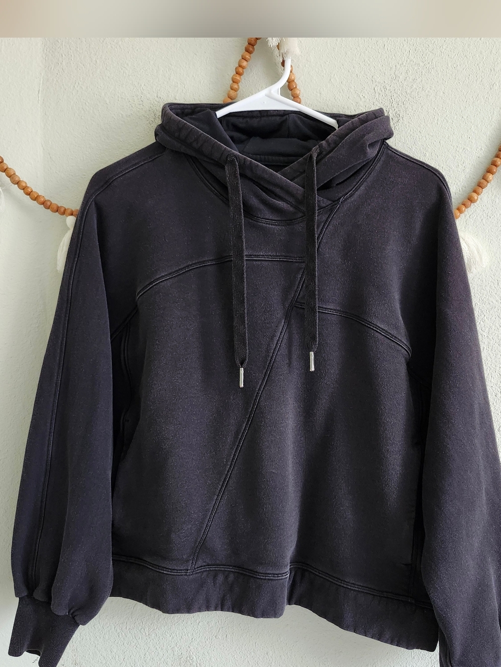 Lululemon Black Cropped Hoodie